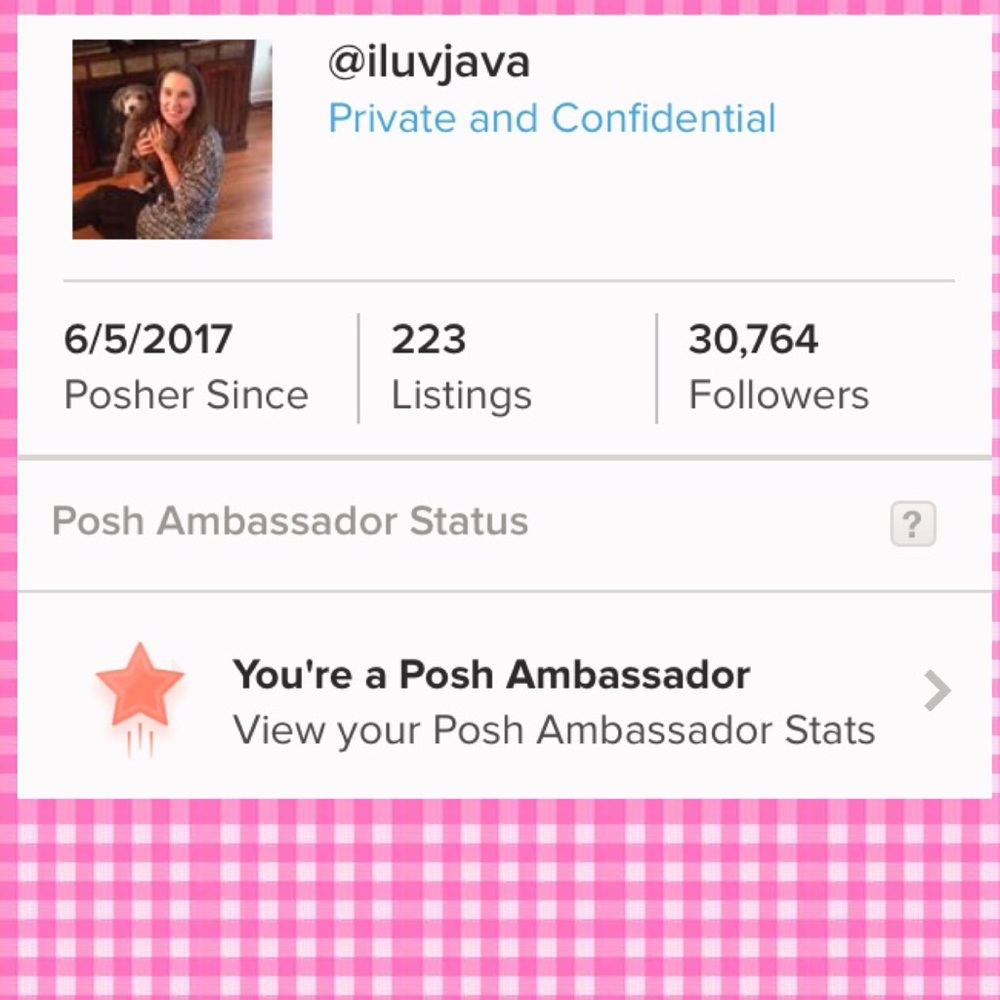 POSH AMBASSADOR @ILUVJAVA